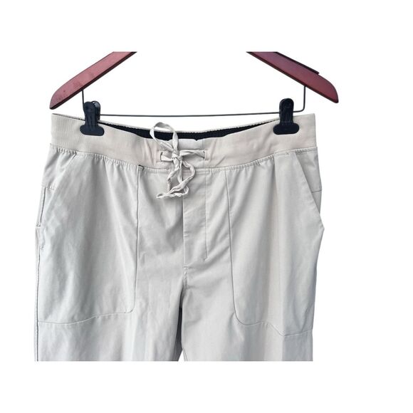 Lululemon XL stone cream joggers drawstring waist dance running pants - Picture 3 of 7